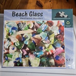 Beach Glass 550 Piece Jigsaw Puzzle 18x24 Puzzles That Rock 2011 Age 12+ SEALED